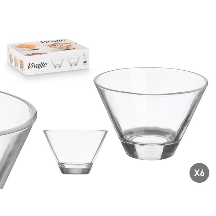 Bol Conico 250 Ml Vivalto 11X7CM (24 Unidades) Bol Conico 250 Ml Vivalto 11X7CM (24 Unidades)