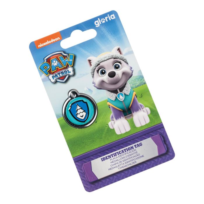 Pawpatrol Placa Identificación Everest M Acero Inoxidable Esmaltado 1