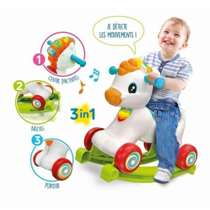 Clementoni CLE52782 Caballito de Juguete con Ruedas, Melena Interactiva y Botones, Ideal para Niños a partir de 1 Año 5 Clementoni CLE52782 Caballito de Juguete con Ruedas, Melena Interactiva y Botones, Ideal para Niños a partir de 1 Año 5