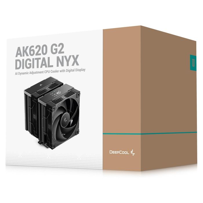 Deepcool AK620 G2 DIGITAL NYX Refrigerador de aire 12 cm Negro con pantalla digital 8