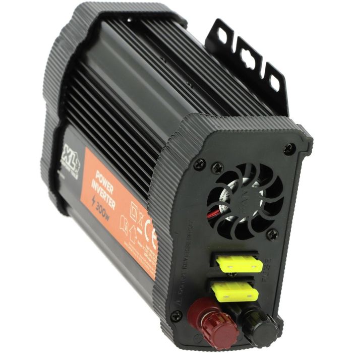 Convertidor - XL PERFORM TOOLS - 12V-230V - 300W - Incluye 2 fusibles - 2 salidas USB 1 Convertidor - XL PERFORM TOOLS - 12V-230V - 300W - Incluye 2 fusibles - 2 salidas USB 1