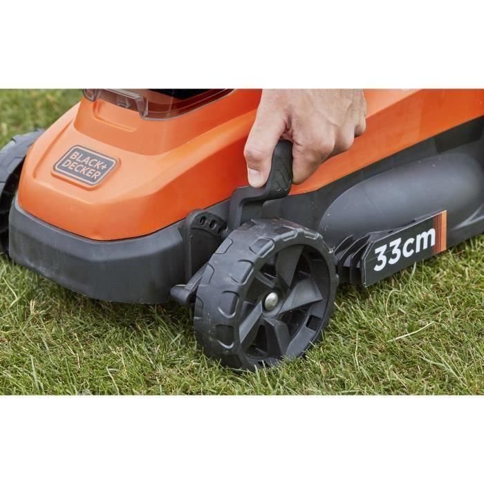 BLACK & DECKER Cortacésped Inalámbrico LITIO 18V 33 cm - 2.5Ah - 2 baterías - 1 cargador - BCMW3318L2-QW 5 BLACK & DECKER Cortacésped Inalámbrico LITIO 18V 33 cm - 2.5Ah - 2 baterías - 1 cargador - BCMW3318L2-QW 5