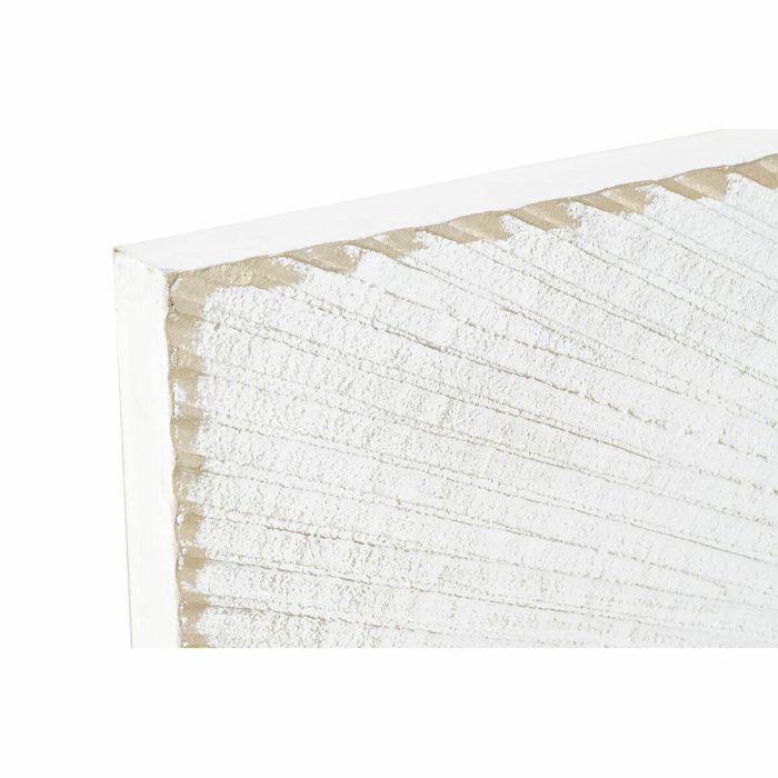 Cabecero de Cama DKD Home Decor 160 x 3,5 x 80 cm Dorado Blanco Madera MDF 1