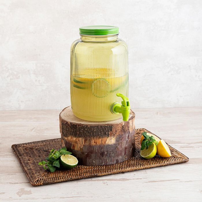 Dispensador de Bebidas Vidrio Maison Quid 4 L (4 Unidades) 1 Dispensador de Bebidas Vidrio Maison Quid 4 L (4 Unidades) 1