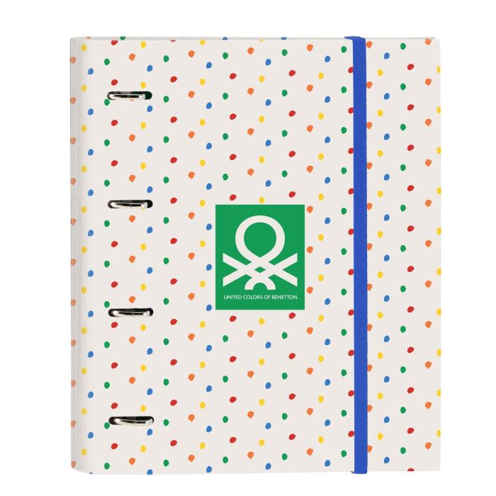 Carpeta de anillas Benetton Topitos (27 x 32 x 3.5 cm) 0 Carpeta de anillas Benetton Topitos (27 x 32 x 3.5 cm) 0