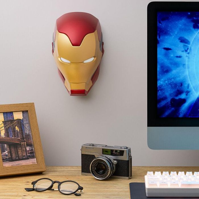 Lampara Casco Iron Man Marvel 22cm 1 Lampara Casco Iron Man Marvel 22cm 1