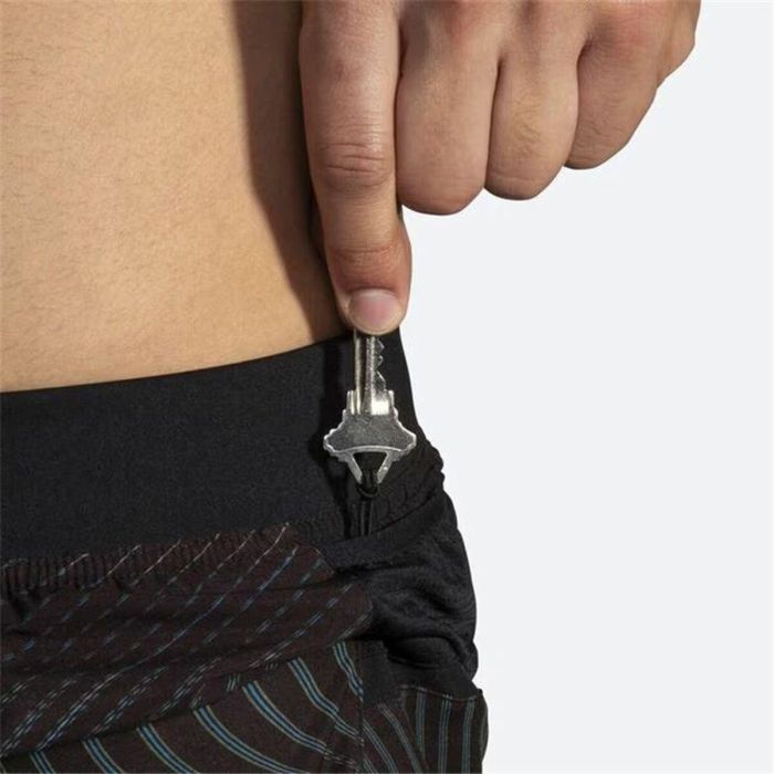 Pantalones Cortos Deportivos para Hombre Brooks Sherpa 5" Negro XL 1