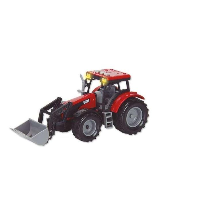 Tractor friccion con luz y sonidos, escala 1:32, 14x29x11cm - modelos surtidos