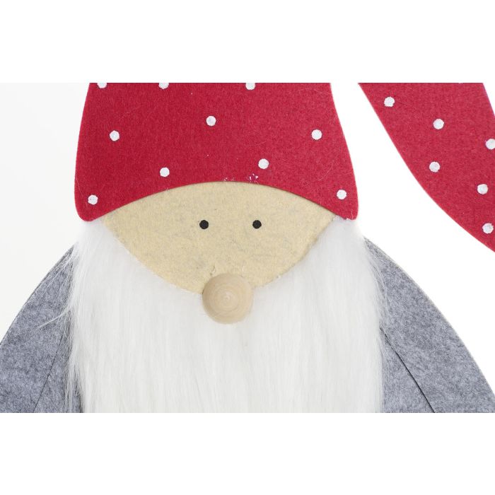 DKD Home Decor Figura Gnomo Navidad Tradicional Decoración Hogar MDF Fieltro Rojo Gris Blanco 6x34x64 cm Set 2 Unidades 1 DKD Home Decor Figura Gnomo Navidad Tradicional Decoración Hogar MDF Fieltro Rojo Gris Blanco 6x34x64 cm Set 2 Unidades 1