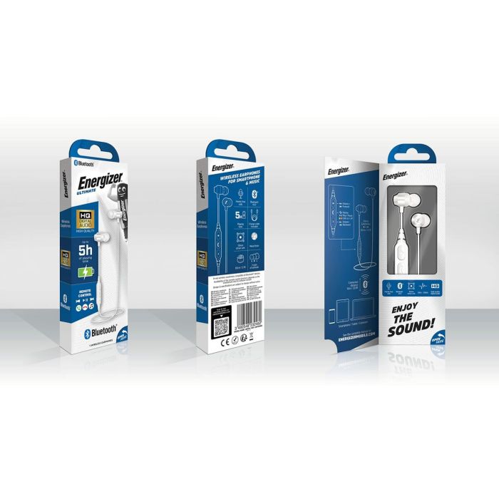 Auriculares Energizer CIBT20WH2 Blanco 1 Auriculares Energizer CIBT20WH2 Blanco 1