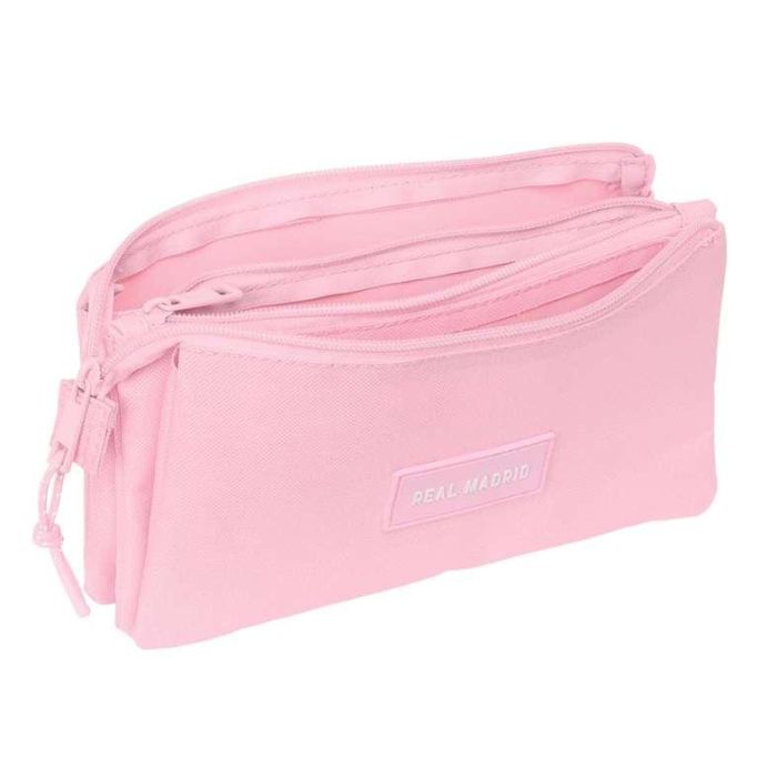 Safta Portatodo Triple Real Madrid Chica Rosa 22x12x3 cm 5