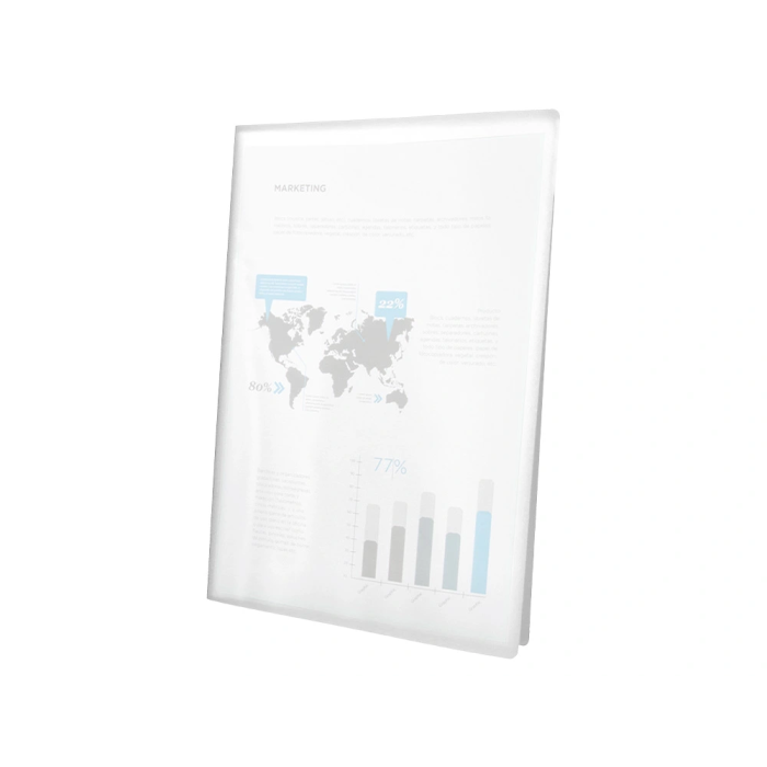 Liderpapel Carpeta Escaparate 47484 10 Fundas Polipropileno Traslúcida DIN A4 Transparente 2