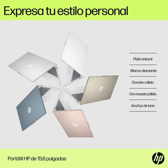 HP 15-fd0035ns Intel® Core™ i3 i3-N305 Portátil 39,6 cm (15.6") Full HD 8 GB DDR4-SDRAM 256 GB SSD Wi-Fi 6E (802.11ax) Windows 11 Home Blanco 6