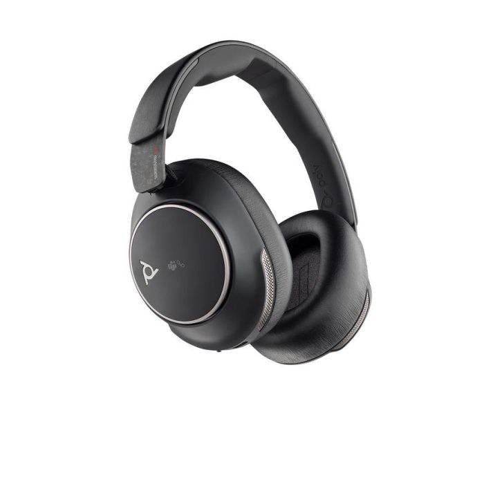 Poly Voyager Surround 80 UC Auriculares Bluetooth con Supresión Ruido y Micrófono sin Brazo, Certificado Microsoft Teams, USB-C