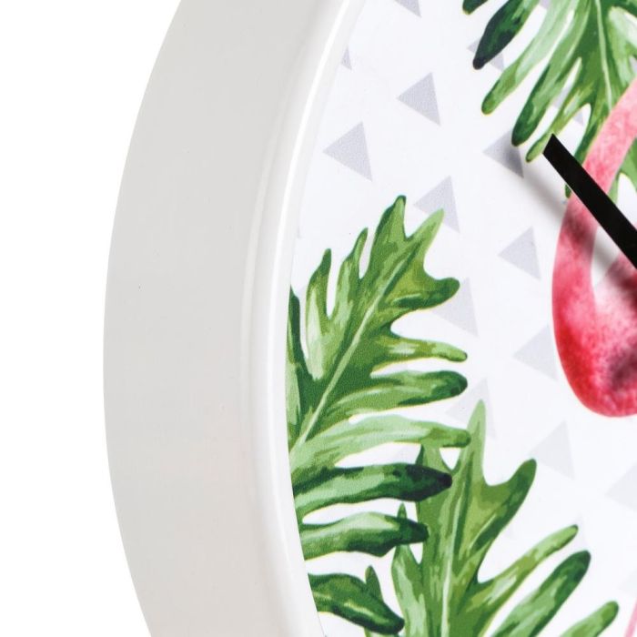 Reloj Flamencos 2/M Blanco-Rosa 30,50 X 5,50 X 30,50 cm
