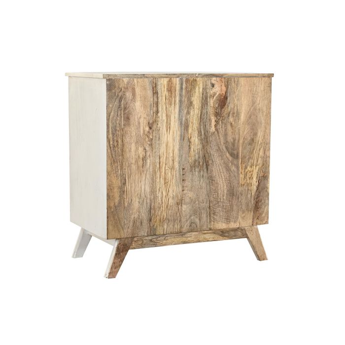 Cajonera Colonial DKD Home Decor Blanco Marron Oscuro 50 x 75 x 72 cm 8