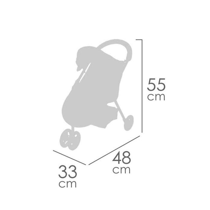 Carrito para Muñecas Decuevas Gala 33 x 48 x 55 cm Lila 50 cm 4