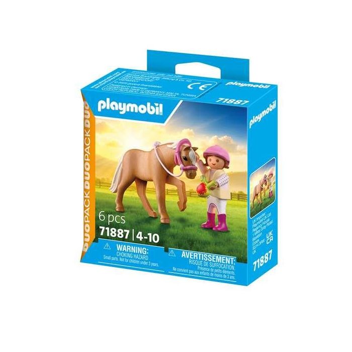 Niña con poni playmobil 1