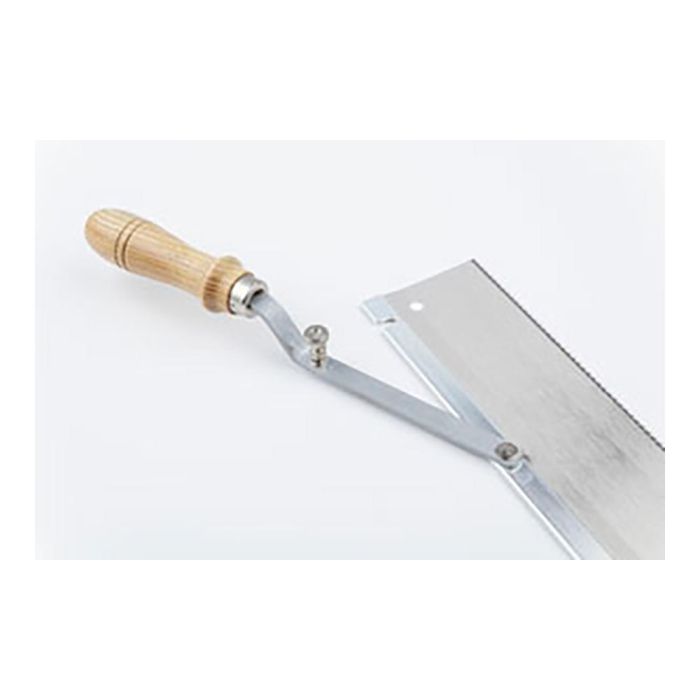 Wolfcraft Sierra de mano 390 x 45 x 90 mm con mango acodado y orientable para suelos y trabajos difíciles 1