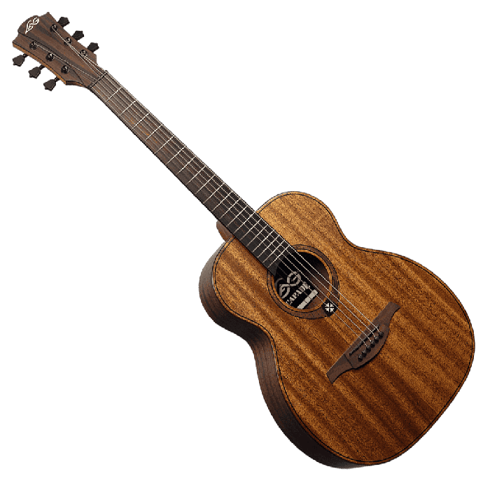 LAG Guitarra Acústica Escapade A/E Zurdos Travel Electroacústica Folk Natural Satinado Zurda 2 LAG Guitarra Acústica Escapade A/E Zurdos Travel Electroacústica Folk Natural Satinado Zurda 2