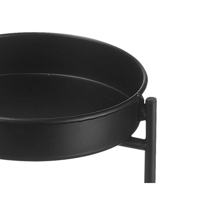 Estante Planta Tres Alturas Negra Giftdecor 46X62CM (4 Unidades) 3 Estante Planta Tres Alturas Negra Giftdecor 46X62CM (4 Unidades) 3