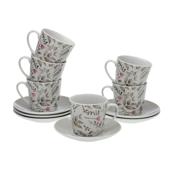 Juego de 6 Tazas con Plato Versa Caprice Porcelana Juego de 6 Tazas con Plato Versa Caprice Porcelana