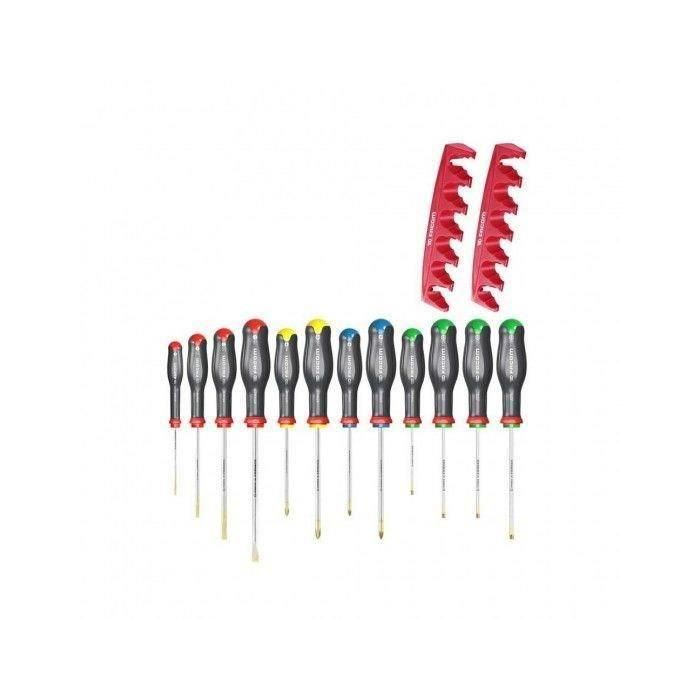 Facom AT.J12R2PB Juego de 12 destornilladores PROTWIST con 2 estantes de almacenamiento 0 Facom AT.J12R2PB Juego de 12 destornilladores PROTWIST con 2 estantes de almacenamiento 0