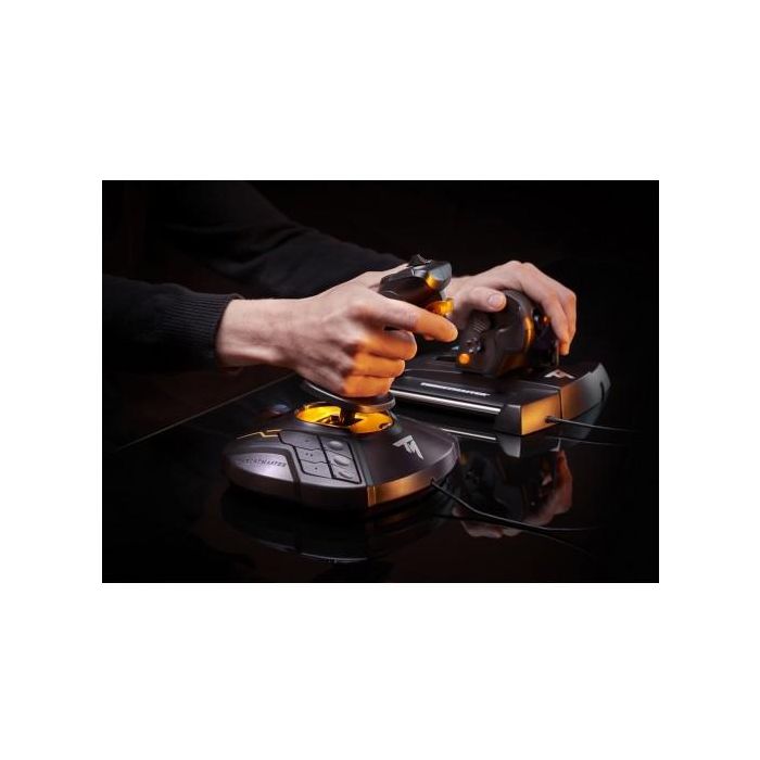 Thrustmaster T-16000M FCS Hotas Joystick para PC y MAC, Negro/Naranja, 2960778 - Palanca de mando con tecnología H.E.A.R.T, 30 botones, 9 ejes 4 Thrustmaster T-16000M FCS Hotas Joystick para PC y MAC, Negro/Naranja, 2960778 - Palanca de mando con tecnología H.E.A.R.T, 30 botones, 9 ejes 4