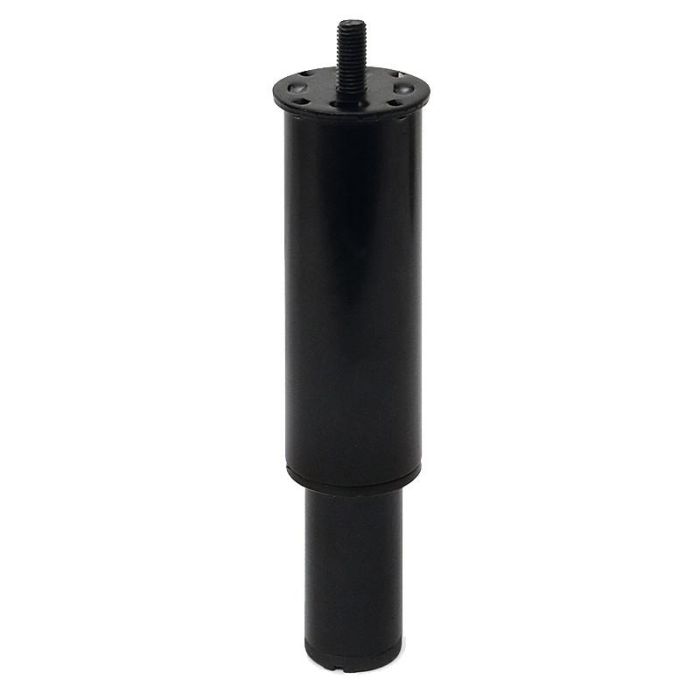 Q&Q Pata Metálica Stormy Ajustable 90-150mm Ø35mm M10 Níquel Oscuro para Sofás y Muebles