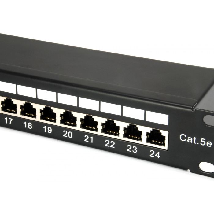 Equip Patchpanel 24x RJ45 Cat5e 19" FTP 1HE schwarz 4