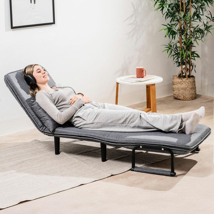 Sofá Cama Convertible Individual 4 en 1 Softfa InnovaGoods 4 Sofá Cama Convertible Individual 4 en 1 Softfa InnovaGoods 4