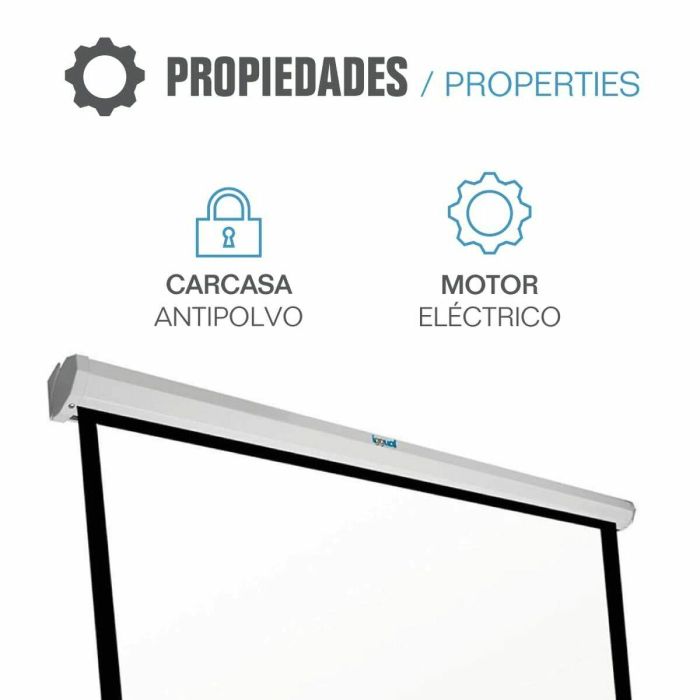 Pantalla Eléctrica Panorámica iggual PSIPS184 10 Pantalla Eléctrica Panorámica iggual PSIPS184 10