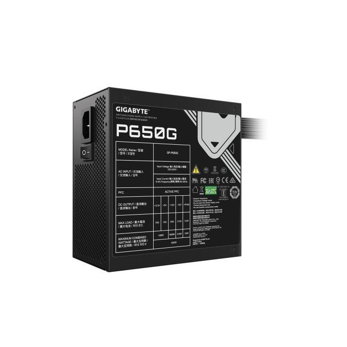 Gigabyte GP-P650G Fuente de Alimentación 650W 80 PLUS Bronze ATX Negro 3 Gigabyte GP-P650G Fuente de Alimentación 650W 80 PLUS Bronze ATX Negro 3