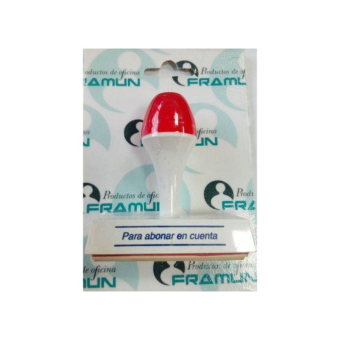 Sello Ent.Manual Framun Para Abonar En Cuenta (Set de 6)