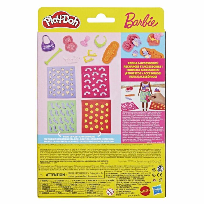 Juego de Plastilina Play-Doh Barbie FLowers & Florals Multicolor 2 Juego de Plastilina Play-Doh Barbie FLowers & Florals Multicolor 2