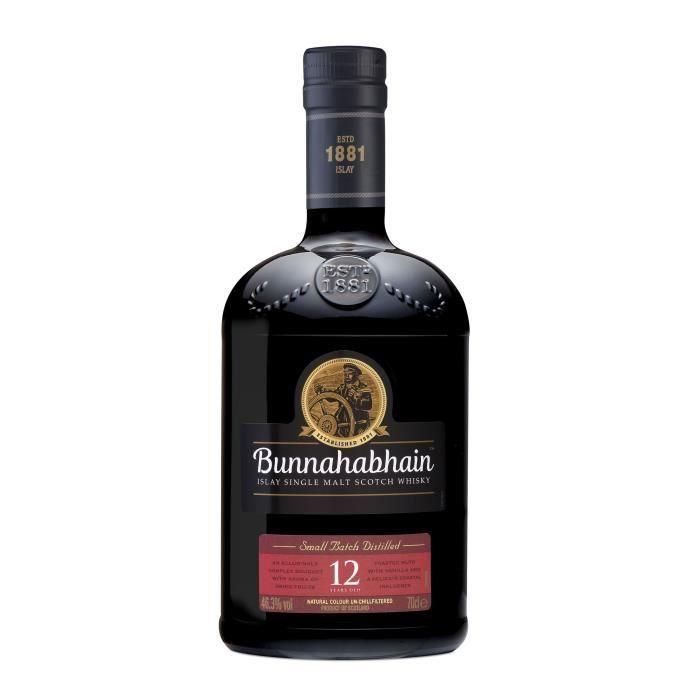 Bunnahabhain - 12 años - Whisky escocés de malta única Islay - 46,3% vol. - 70cl - Caja 1