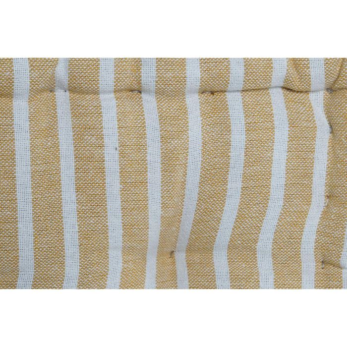 Cojín Home ESPRIT Amarillo Beige Mediterráneo 56 x 56 x 13 cm (3 Unidades) 5