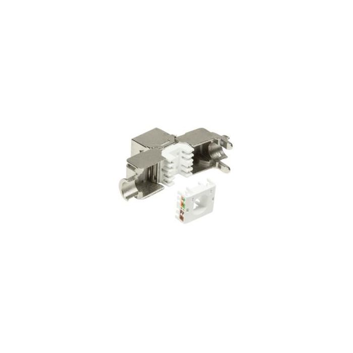 LogiLink Keystone CAT6a RJ45 Buchse STP AWG 22-26 360° Werkzeuglos 2