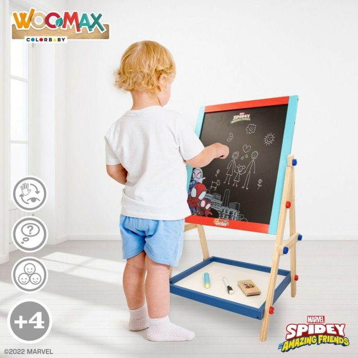Pizarra 2 en 1 Spidey 5 Piezas 4 Unidades 40 x 64,5 x 31,5 cm 3 Pizarra 2 en 1 Spidey 5 Piezas 4 Unidades 40 x 64,5 x 31,5 cm 3