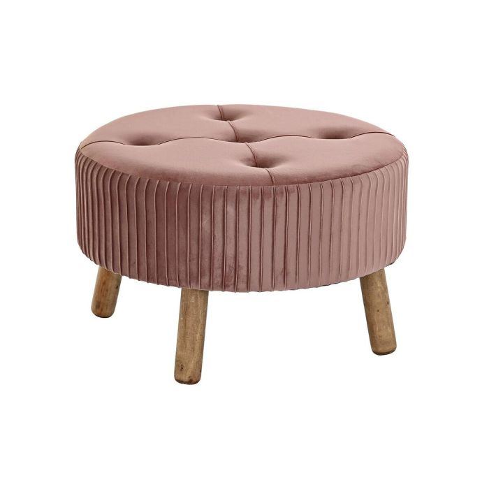 Reposapies Scandi DKD Home Decor Rosa Palo Natural 61 x 38 x 61 cm