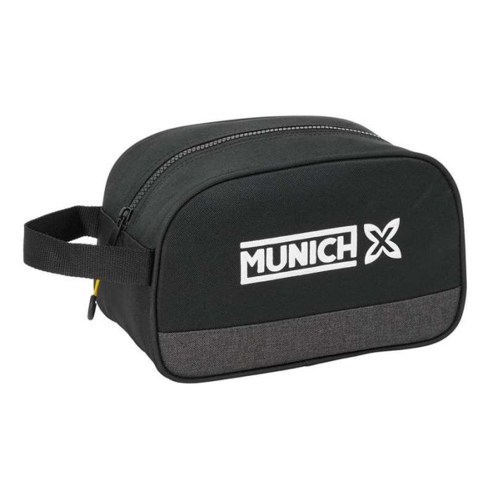 Safta Neceser con 1 Asa Adaptable a Carro, Colección Munich Topo - Medidas 150x120x260 mm Safta Neceser con 1 Asa Adaptable a Carro, Colección Munich Topo - Medidas 150x120x260 mm