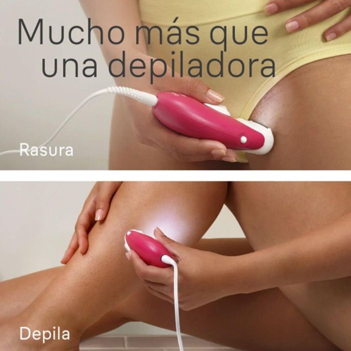Braun 3-000 Epiladora Silk-épil 3 con 20 Pinzas MicroGrip, Luz Integrada, 2 Velocidades y Alimentación por Corriente Alterna Púrpura Blanco 8