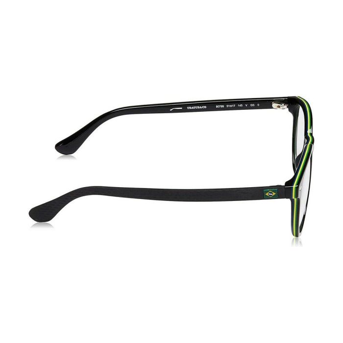 Montura de Gafas Hombre Havaianas UBATUBA-CS-807-UZ Negro Rojo Ø 51 mm 5