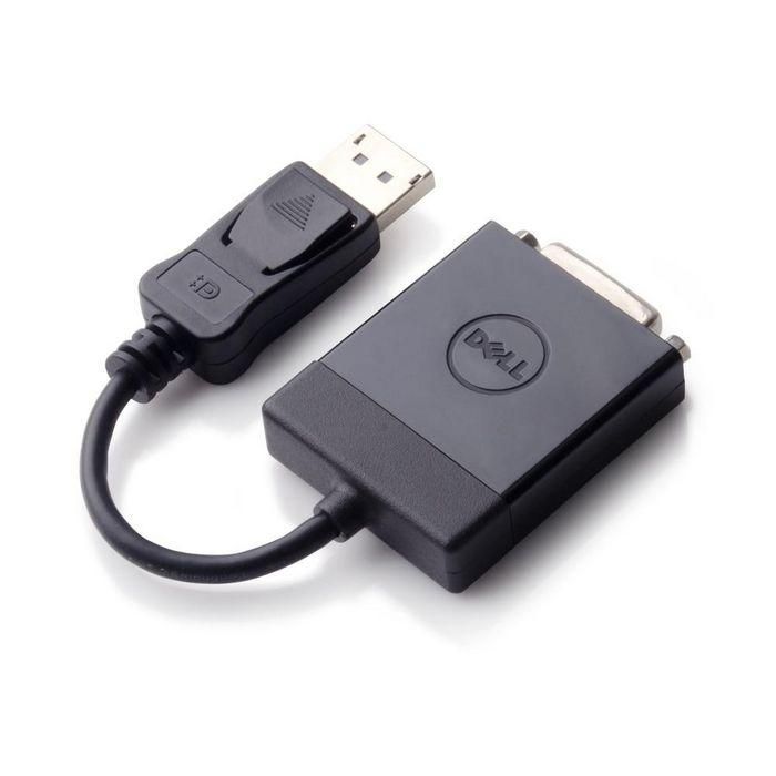 Dell Adaptador DisplayPort a DVI (Single-Link) con Resolución Máxima 1920x1200, Compatible DisplayPort 1.1a para Monitores y Proyectores