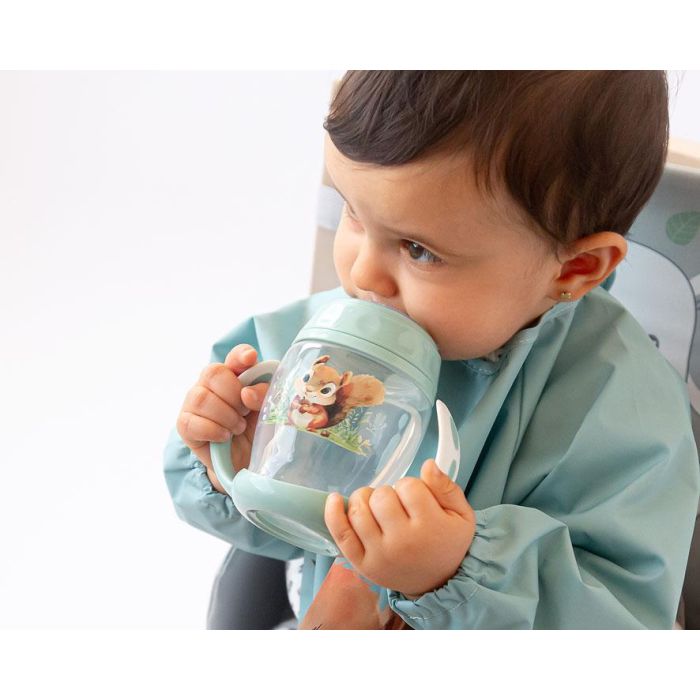 KioKids Taza Aprendizaje Ardilla Asas Bebé Color Salvia 270 mL Colección Honey 1 KioKids Taza Aprendizaje Ardilla Asas Bebé Color Salvia 270 mL Colección Honey 1