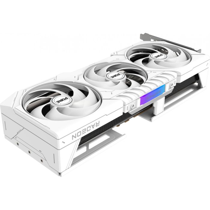Sapphire RX 9070 16GB GDDR6 Pure Radeon OC Tarjeta Gráfica Gaming 3 Ventiladores Blanca 2 Sapphire RX 9070 16GB GDDR6 Pure Radeon OC Tarjeta Gráfica Gaming 3 Ventiladores Blanca 2