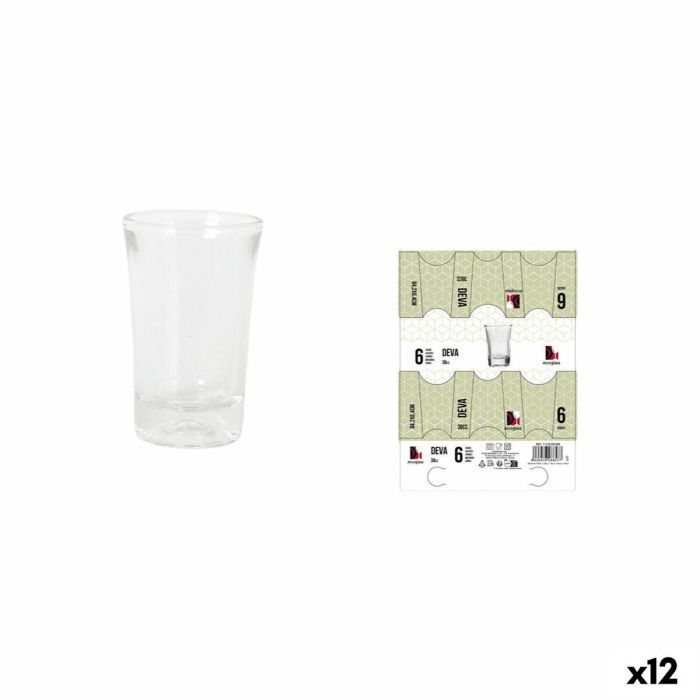 Set de Vasos de Chupito La Mediterránea Deva 6 Piezas (12 Unidades) Set de Vasos de Chupito La Mediterránea Deva 6 Piezas (12 Unidades)