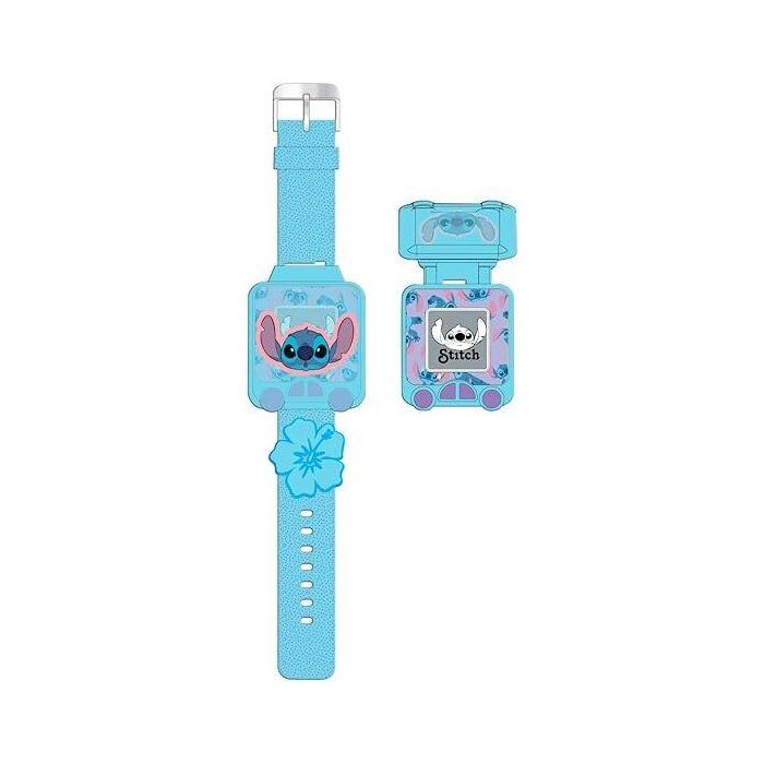 KIDS LICENSING Reloj digital educativo con juegos Stitch Disney