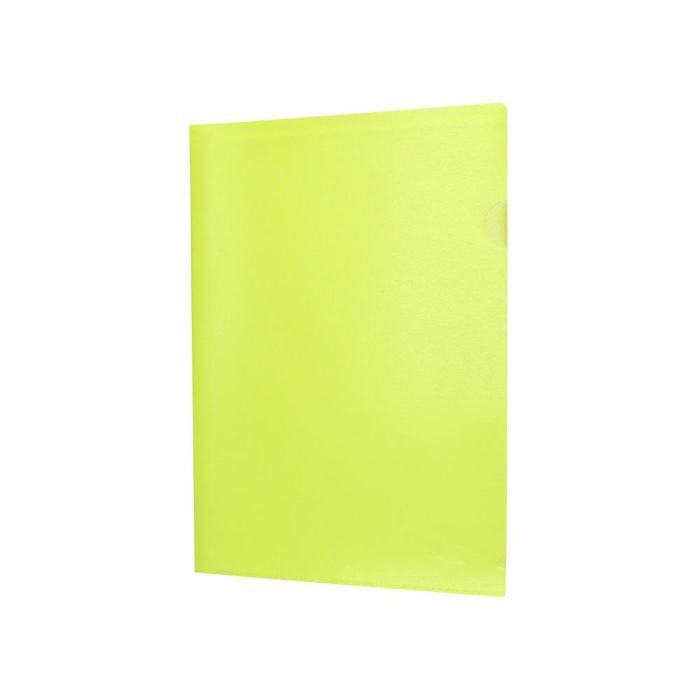 Carpeta Liderpapel Dossier Uñero Polipropileno Din A4 Amarillo Fluor Opaco 20 Hojas 10 unidades 2