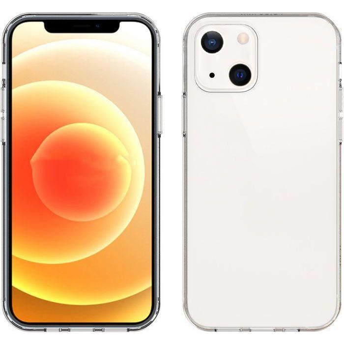 eSTUFF Funda INFINITE VIENNA para iPhone 13, Transparente, TPU 100% Reciclado, Protección Caídas 1